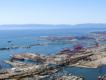 Ships backed up outside US ports pumping out pollutants as they idle