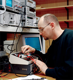 Companies are hiring IT and STEMworkers, just from overseas. .electrical engineer at work