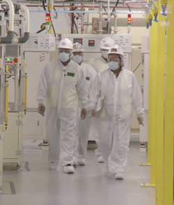 stimulus plan creates jobs Workers at the A123 battery plant Livnoia, Mich.