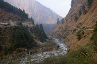 Nepal: The Kaligandaki ghasa gorge.