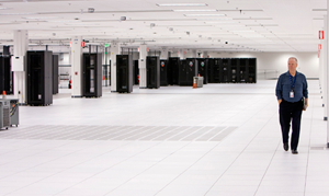An IBM data center. Its new purchase, Kenexa, provides could-based software services.