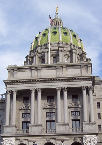Pennsylvania state capitol: The state is outsourcing its data centers.