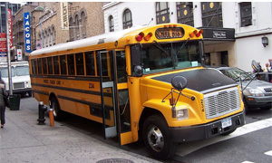 Drivers strike New York City school bus companies.