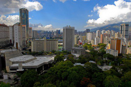 View of Caracas city enter. By PAULINO MORAN